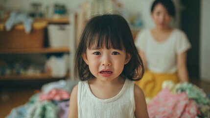 着る服にこだわる3歳の女の子