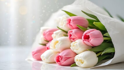 elegant and beautiful flower bouquet background