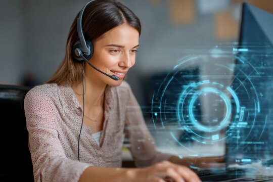 Advanced AI chatbot enhancing customer experience in digital platforms through automation.