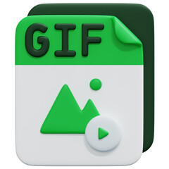 Gif File 3d Icon