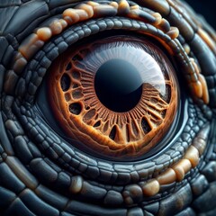 Extreme close up of a turtle s eye-2