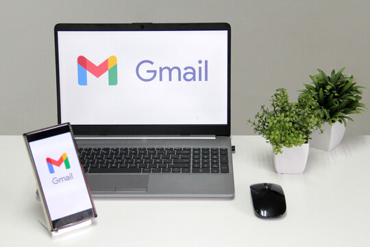 Mexico City, Mexico - Feb 22, 2025: Gmail on the app and web is a free email service offered by Google. It allows you to send, receive, and organize emails, and also offers cloud storage