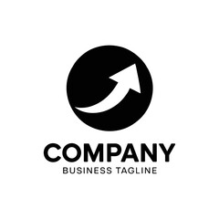 Business Growth Arrow Logo Design – Corporate and Startup Branding Symbol