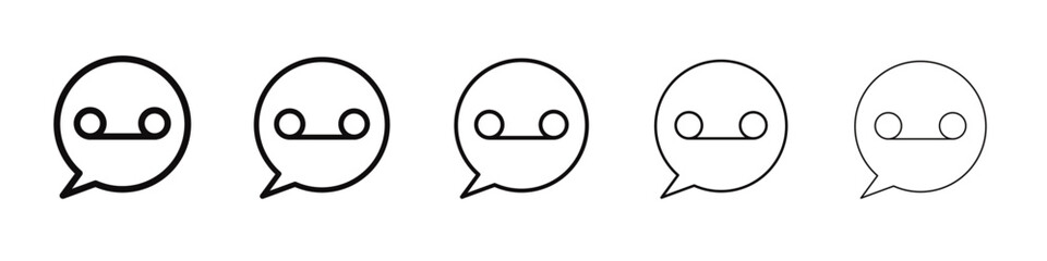 Voicemail icon black and white vector sign