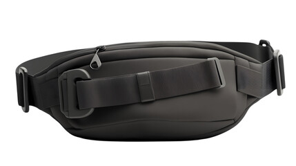 Naklejka premium black leather case isolated