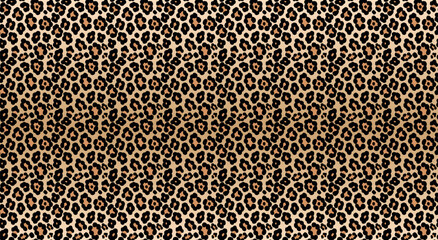 Seamless Leopard Print Pattern in Brown and Black – Animal Skin Texture Background