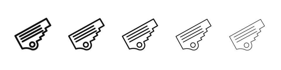 zither icon black and white vector sign