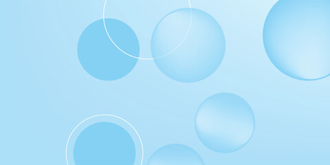 Abstract geometric background gradient soft light blue bokeh for Graphic Business background hitech technology digital design illustration web template background backdrop desktop wallpaper bubbles