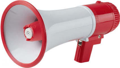 Red & White Megaphone Image