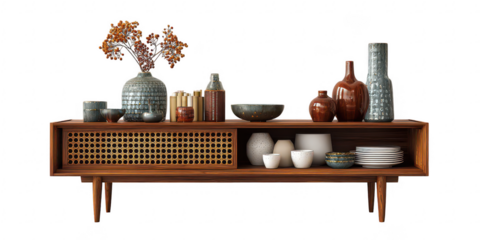 Wooden Console Table Decor