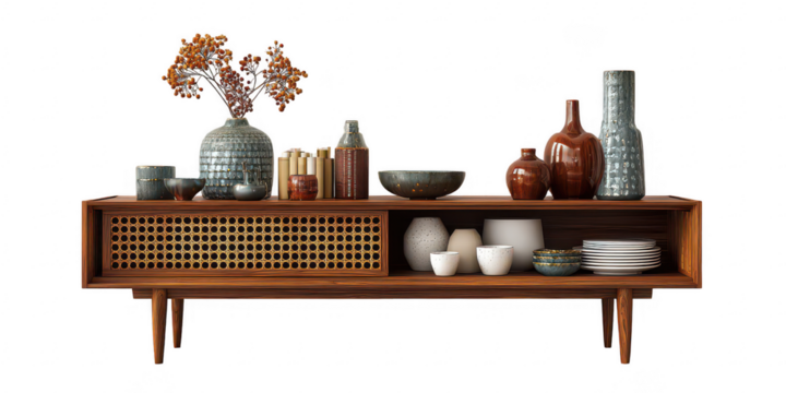 Wooden Console Table Decor