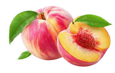 Peaches, Fresh Fruit, Close-up
