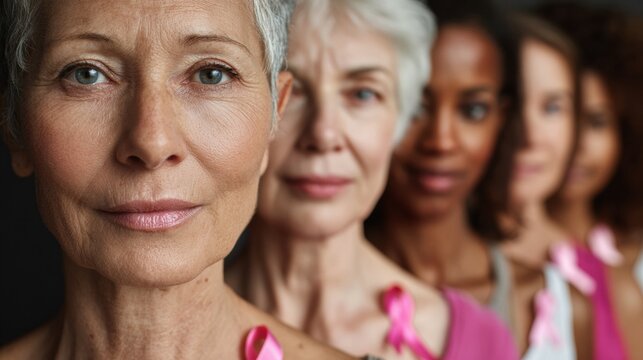 Breast Cancer Screening Timeline by Age Group Highlighting Awareness and Early Detection for Women of Various Backgrounds