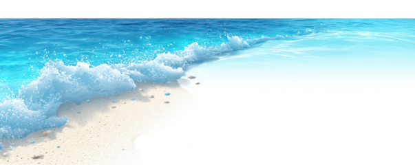 Ocean Waves Crashing Beach