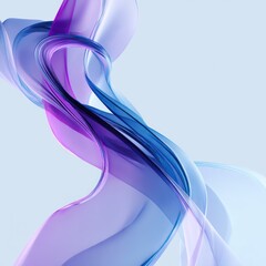 Abstract lines flow smoothly in digital space, blending shades of blue and purple for a dynamic look.