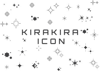 Stars Icons. Black Series. The set contains icons as Sparkle, Falling Star, firework, Twinkle, Glow, Star Shape, Celebritie