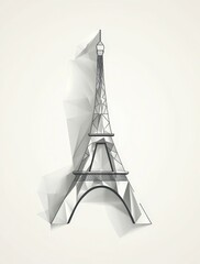 Eiffel Tower, Geometric Design, France