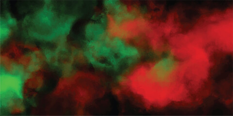 Abstract digital watercolor painting with vibrant red and green hues creates an expressive, artistic and textured background design suitable for modern creative projects.