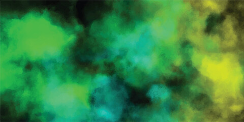 Abstract watercolor background featuring shades of green and teal with subtle texture and a gradient effect for artistic designs