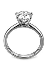Solitaire Brilliance: A pristine solitaire ring glistens, the epitome of elegance and commitment, its single diamond sparkling with unparalleled clarity.