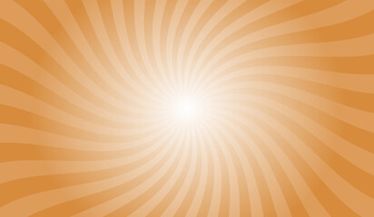 Obraz premium Rustic Orange Sunburst Background. Rustic Orange Radial Retro Glowing Rays Banner. Abstract Retro Whirlwind Starburst Vector Abstract Background. Twisted Radial Illustration.
