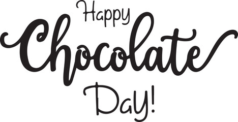 Fototapeta premium happy chocolate day 