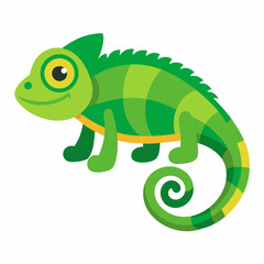 Fototapeta premium Simple Chameleon Illustration