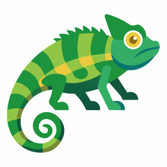 Fototapeta premium Simple Chameleon Illustration
