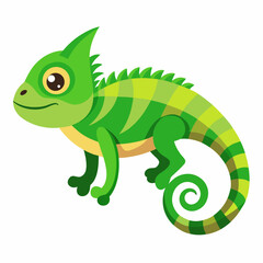 Fototapeta premium Simple Chameleon Illustration