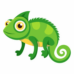 Fototapeta premium Simple Chameleon Illustration