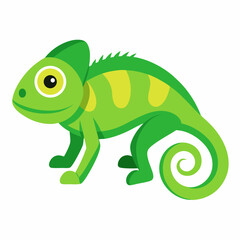 Simple Chameleon Illustration