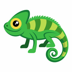 Simple Chameleon Illustration