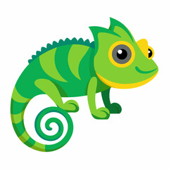 Simple Chameleon Illustration