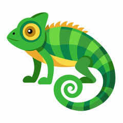 Fototapeta premium Simple Chameleon Illustration