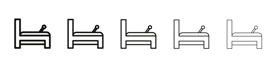 Reformer icon vector outline set illustration sign