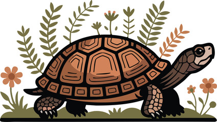 Illustrative Vector Turtle