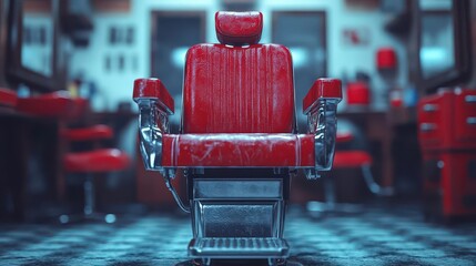 Vintage Barber Chair: Classic Styling