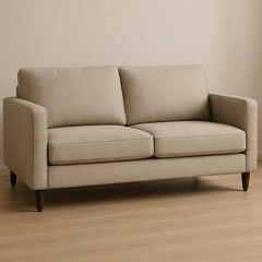 Fototapeta premium Stylish Living: Modern Sofa for Small Spaces