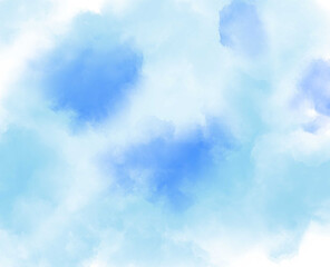 Obraz premium blue sky color watercolor background