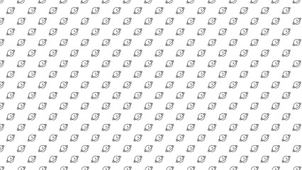 Seamless pattern of hand drawn planet saturn with ring on a white background surface for wallpaper design © Decent Discoveries