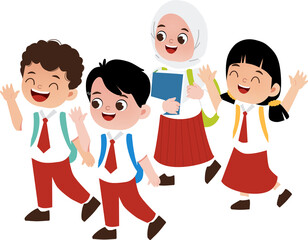 group of student of indonesia