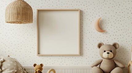 teddy bear in a room