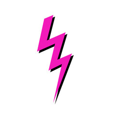 lightning bolt clipart isolated on transparent 