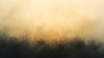 Naklejka premium Golden mist over dark forest abstract background