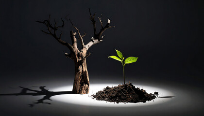 A Conceptual Image of Hope and Despair