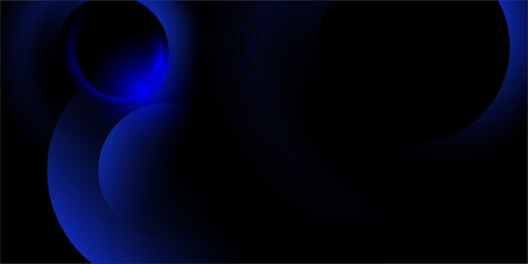 Abstract blue modern background with. Dynamic geometric shapes. Vector illustration.