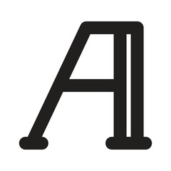 Lineart Icon font. Typographic and Paragraph Tools for UI, Apps, and Web Design.