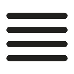 Fototapeta premium Lineart Icon justify alignment. Typographic and Paragraph Tools for UI, Apps, and Web Design.