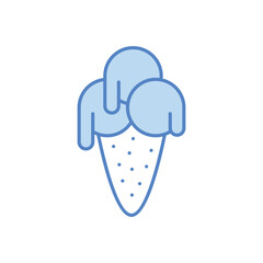 ice Cream Icon vector stock illustration