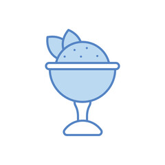 ice Cream Icon vector stock illustration